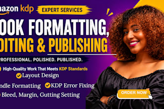 format kindle ebook, paperback, hardcover,amazon KDP book formatting, book cover