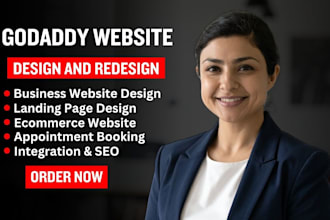 design godaddy website redesign connect website domain dns domain transfer