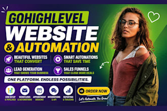 gohighlevel website design gohighlevel landing page go highlevel sales funnel