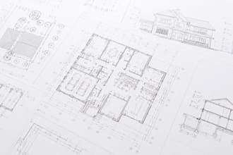architectural drawing, city permit, autocad 2d floor plan, blueprint, pdf to dwg
