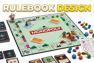 design board game rulebook game manual card game design tabletop game