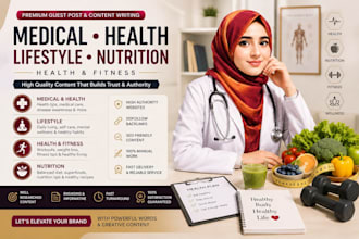 provide health, fitness and wellness guest posting