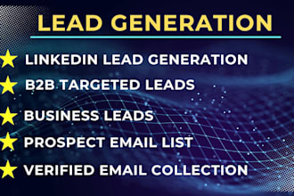 create b2b leads for any industries