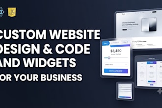 build interactive web tools and widgets