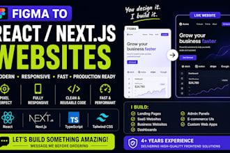convert figma to react or nextjs