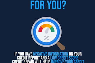 fix your credit report, negative item, inquire remove, charge offs, collection