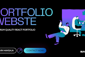 develop premium portfolio website