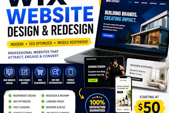 redesign your wix website for better speed, SEO and conversions