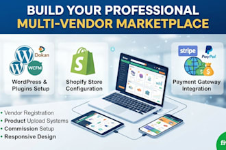 build b2b marketplace website or wholesale multi vendor store
