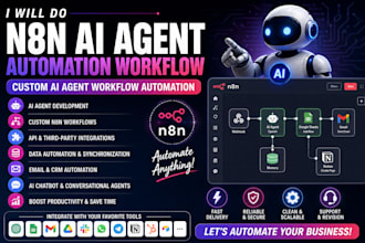 do n8n ai agent automation workflow, custom ai agent workflow automation