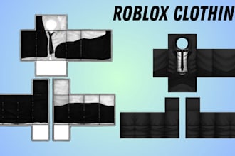 design custom roblox clothing templates, shirts, pants, avatar outfit roblox ugc