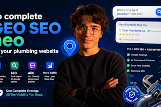 do complete GEO SEO aeo for your plumbing website