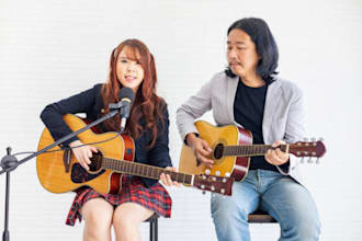 be your male and female pop singer, edm singer, pop duet singer, female singer