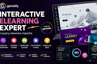 create interactive genially elearning courses presentations and games