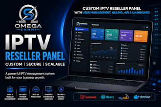 build a custom reseller panel, user management, billing, API,and dashboard