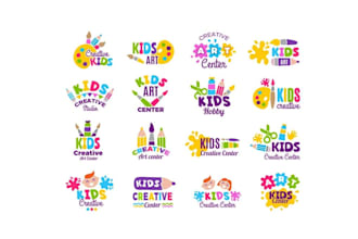 design a modern childcare, daycare, preschool and kids logo
