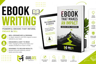 write a professional ebook on any topic