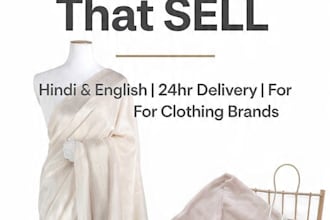 write fashion product description in hindi and english