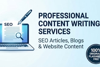 create professional content writing and engaging websitecopy
