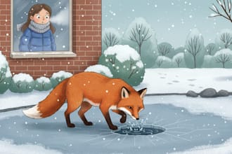 illustrate custom children books with colorful storybook artwork