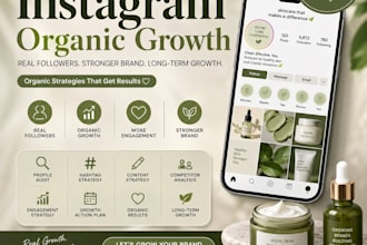 manage instagram page for skincare posts and beauty page brands
