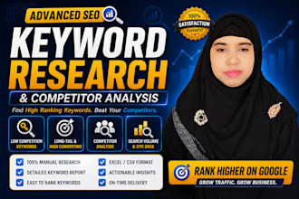 conduct keyword research and SEO competitor analysis