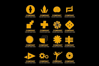 design a modern minimalist logo for your brand in 24 hours