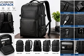 design your backpack, handbag, bag, wallet, and luggage, and make a tech pack