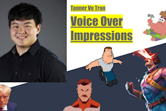 voice over impressions and character voices