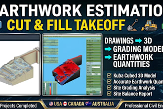 estimate earthwork cut and fill in kubla cubed