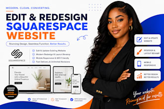 edit squarespace website squarespace website redesign build squarespace design