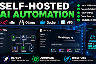setup ollama open webui n8n and docker on your vps