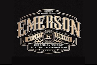design custom vintage hand lettering logo for your brand