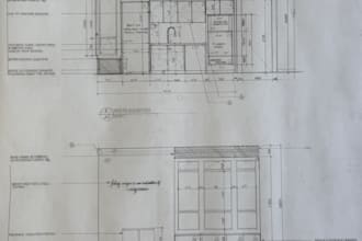 hand draw a floor plan, room layout, or home design concept