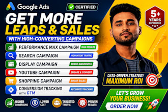 setup, manage and optimize google ads PPC, pmax campaign