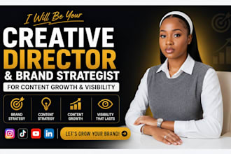be your creative director and brand strategist for visibility and branding