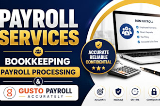 do payroll services,bookkeeping, payroll processing,and gusto payroll accurately