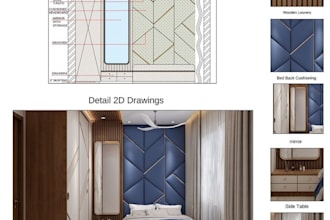 create detailed interior working drawings and cad layouts