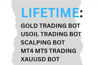 install lifetime gold trading bot, gold bot, usoil trading bot, scalping bot