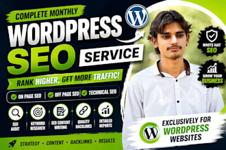 do complete monthly wordpress SEO