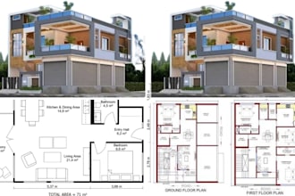 do architectural plans, adu, garage, deck, patio porch sunroom for city permit
