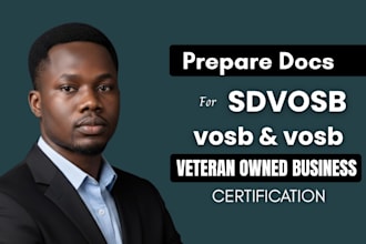 prepare your sdvosb veteran owned small business certification documents