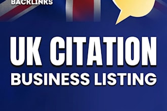 build UK local citations for google business profile and local SEO