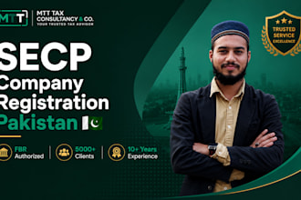 register your secp company and setup business in pakistan