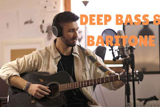record rich deep bass baritone vocals and voice overs