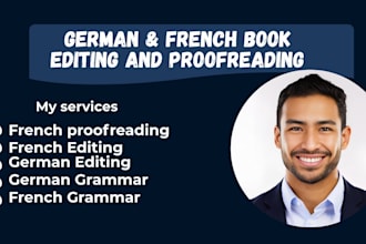 proofread edit french and german documents