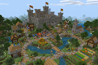 create custom minecraft map server spawn lobby adventure build survival map