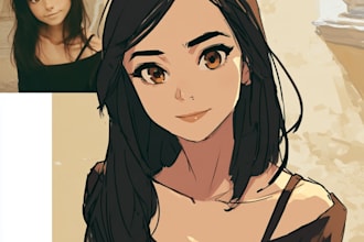 draw you an anime portrait or icon