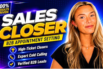 sales closer sales representative b2b salesperson lead generation sales agent