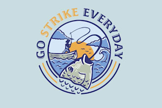 do fishing club, bait shop, fisherman, outdoor logo
